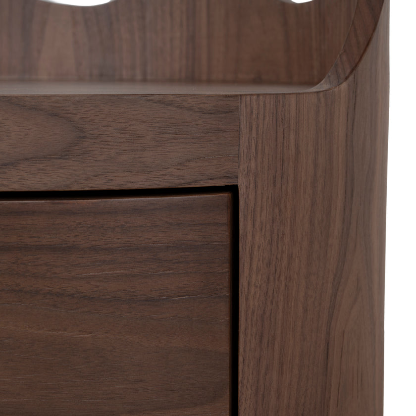 CST12143-DW 51cm Bedside Table - Walnut