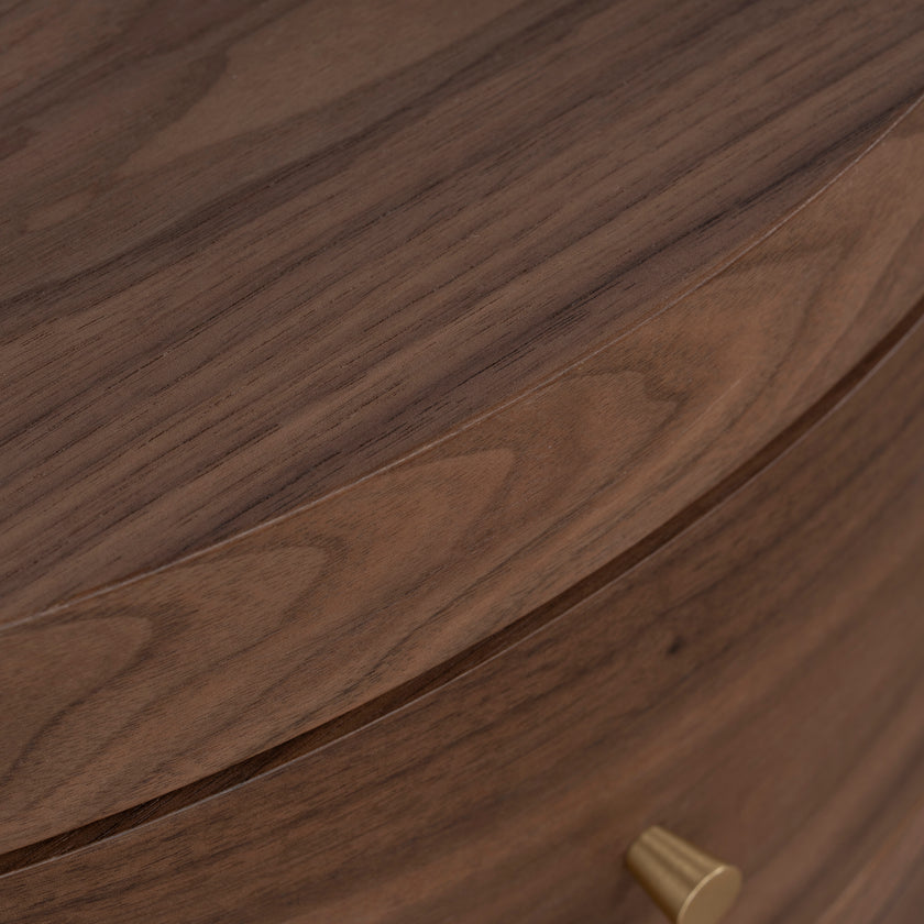 CST12143-DW 51cm Bedside Table - Walnut