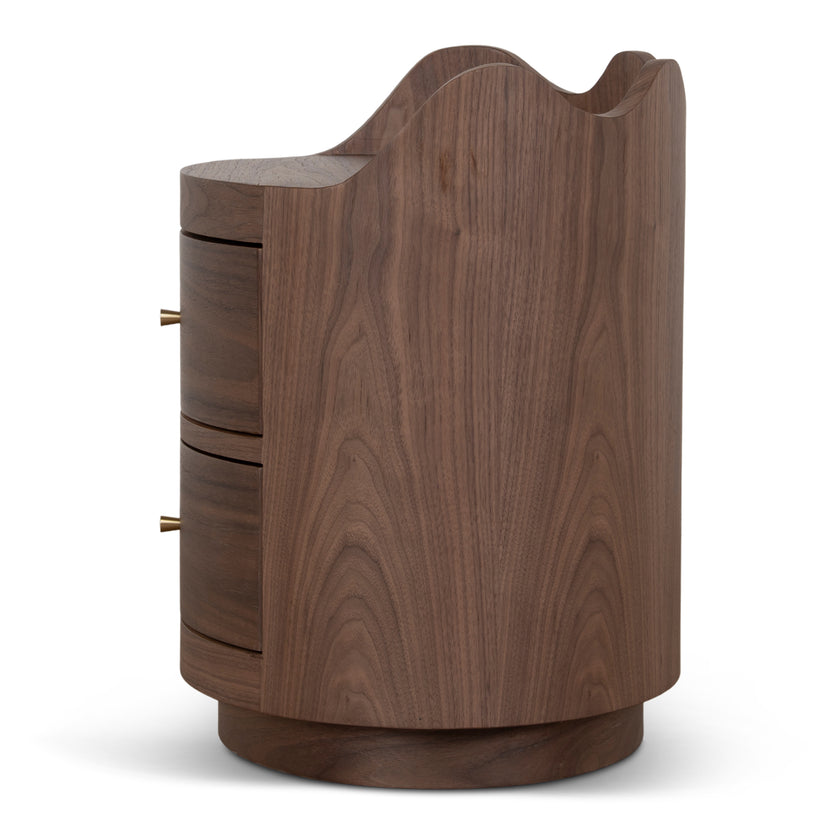 CST12143-DW 51cm Bedside Table - Walnut