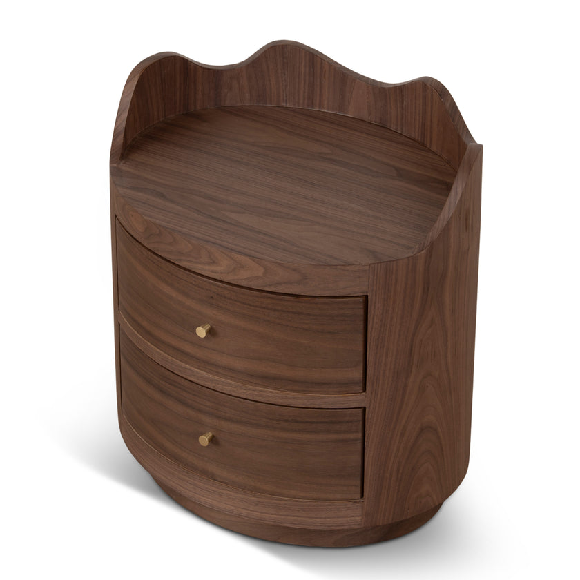 CST12143-DW 51cm Bedside Table - Walnut