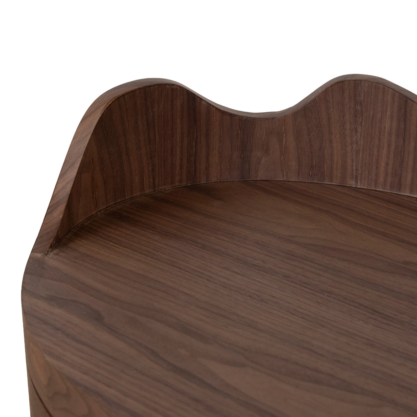 CST12143-DW 51cm Bedside Table - Walnut