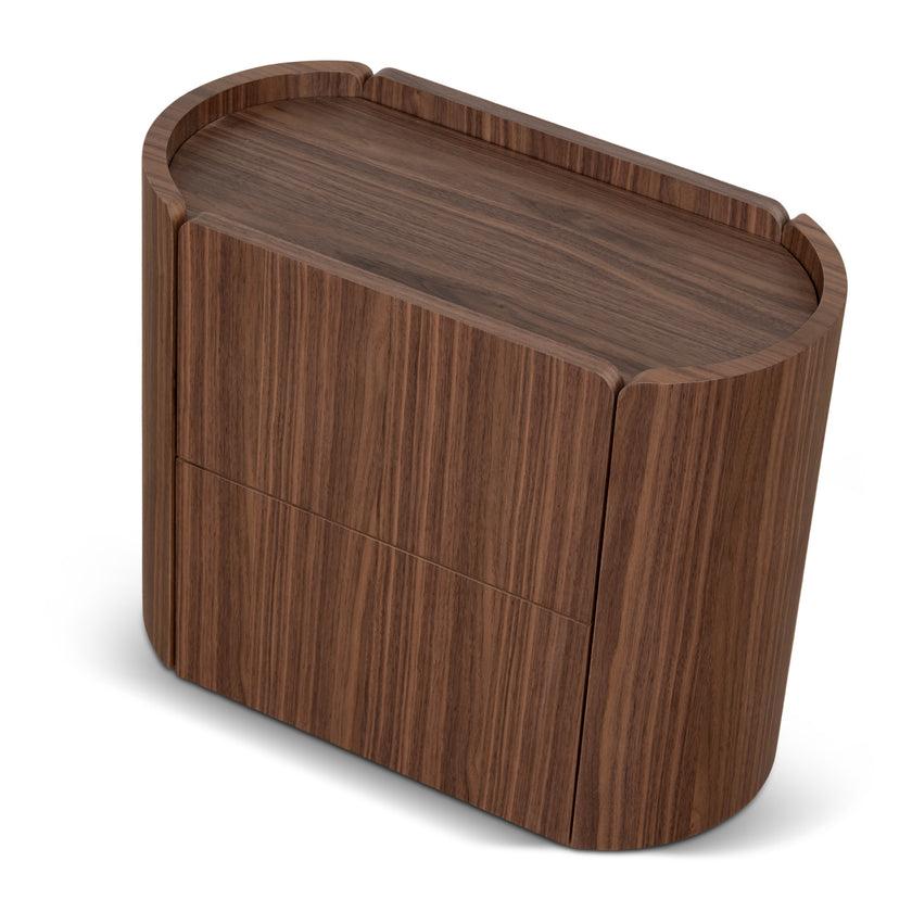 CST12276-CN 60cm Bedside Table - Walnut