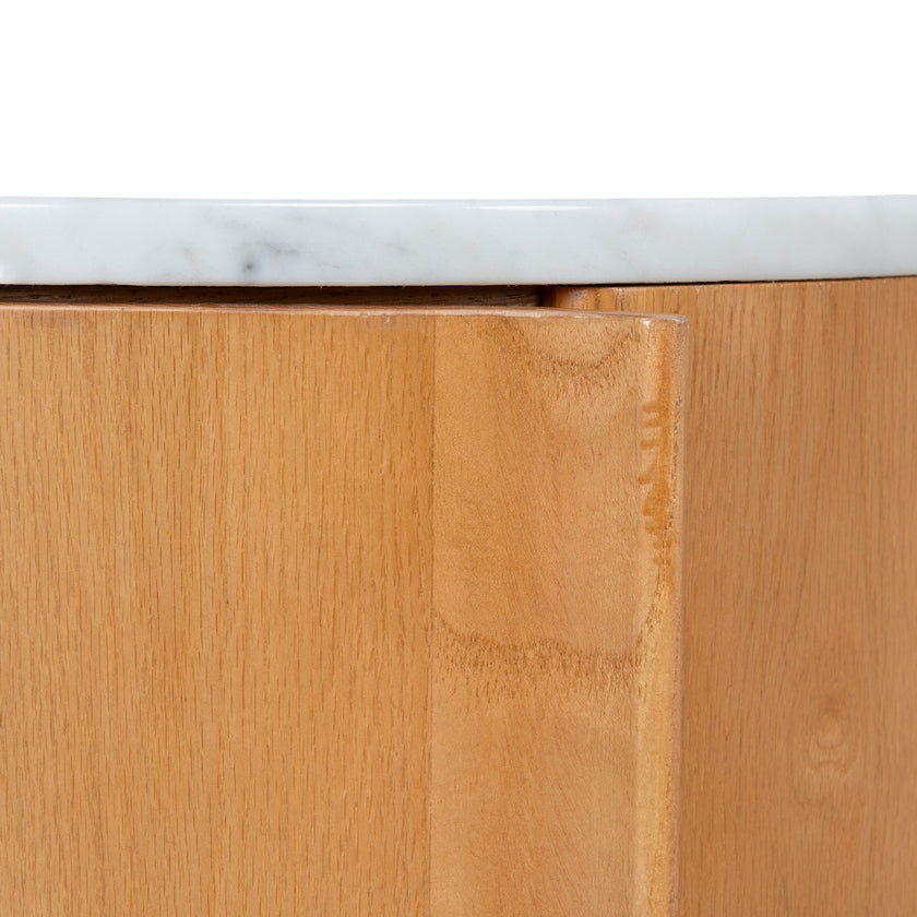 CST12355-NI Round Bedside Table - Natural