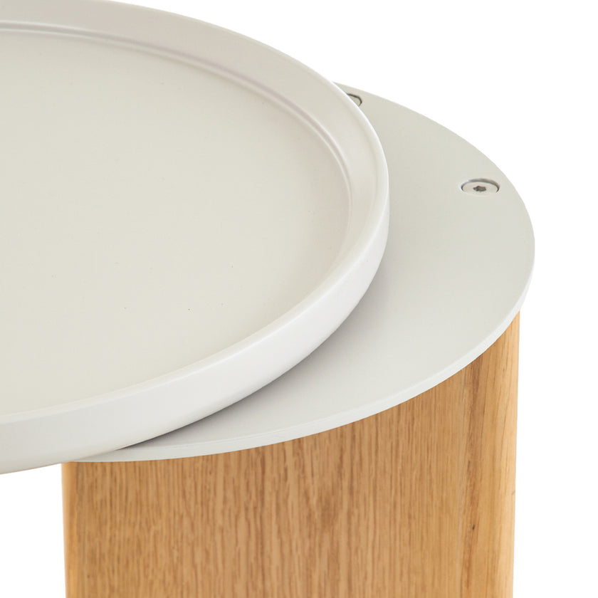 CST12551-IG Natural Side Table - Light Beige