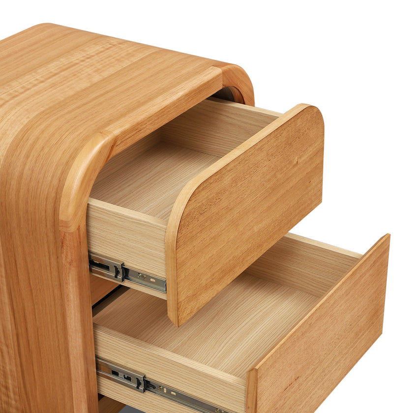 CST12641-MA 55cm Tassie Oak Bedside Table - Natural