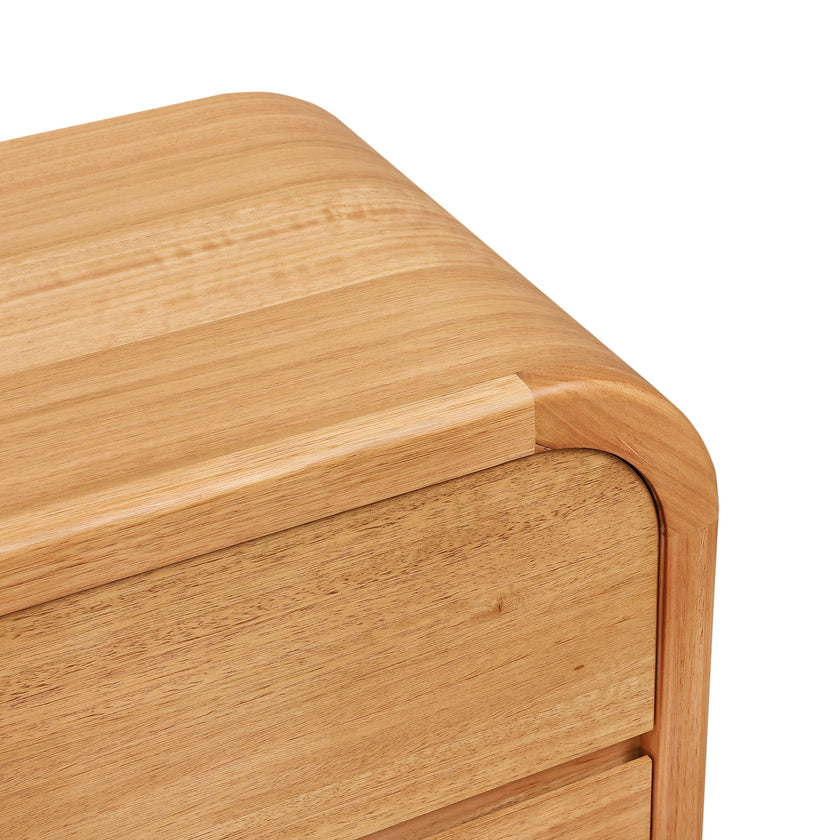CST12641-MA 55cm Tassie Oak Bedside Table - Natural