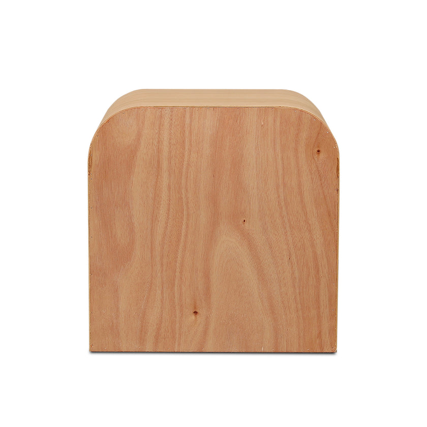 CST12641-MA 55cm Tassie Oak Bedside Table - Natural
