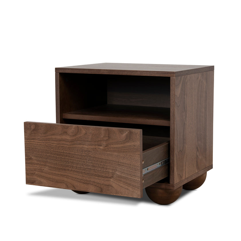 CST12693-KD 50cm Bedside Table - Walnut