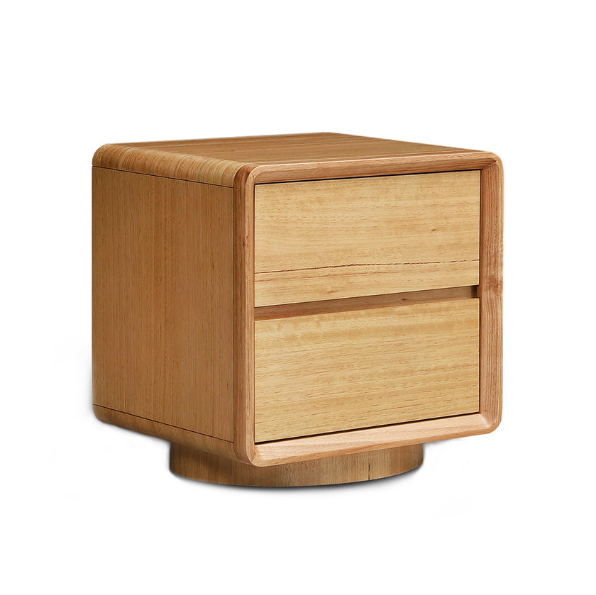 CST12701-MA 52cm Tassie Oak Bedside Table - Natural