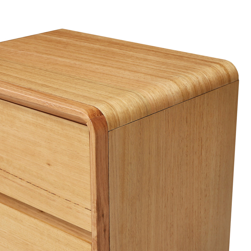 CST12701-MA 52cm Tassie Oak Bedside Table - Natural