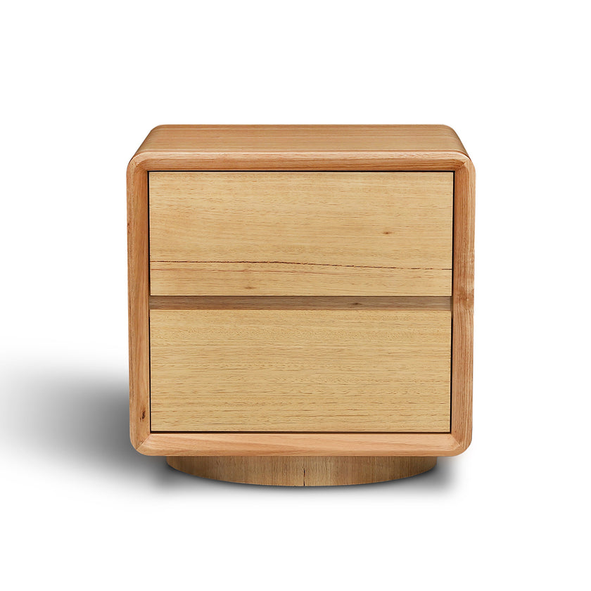CST12701-MA 52cm Tassie Oak Bedside Table - Natural