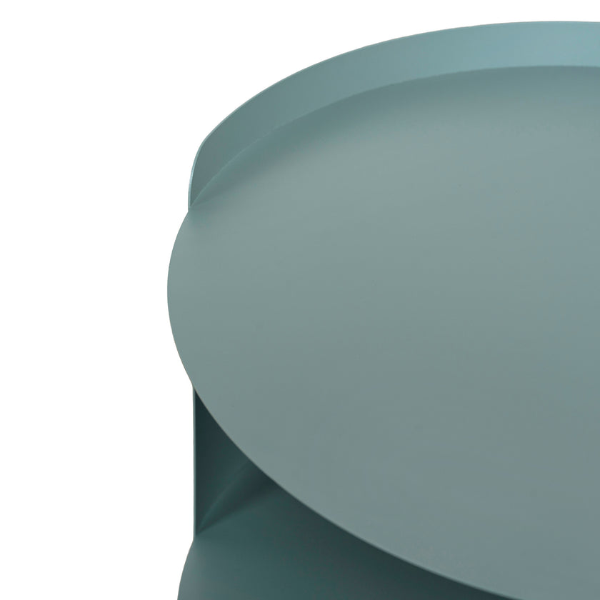 CST12707-BC 37cm Round Side Table - Sage Green