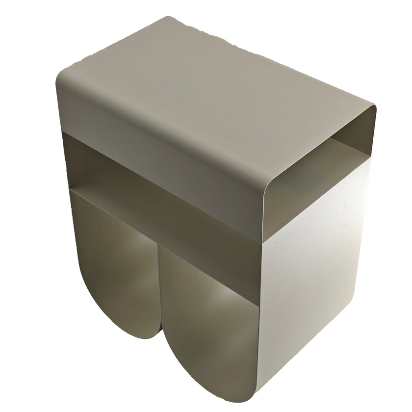 CST12709-BC 40cm Side Table - Almond Milk