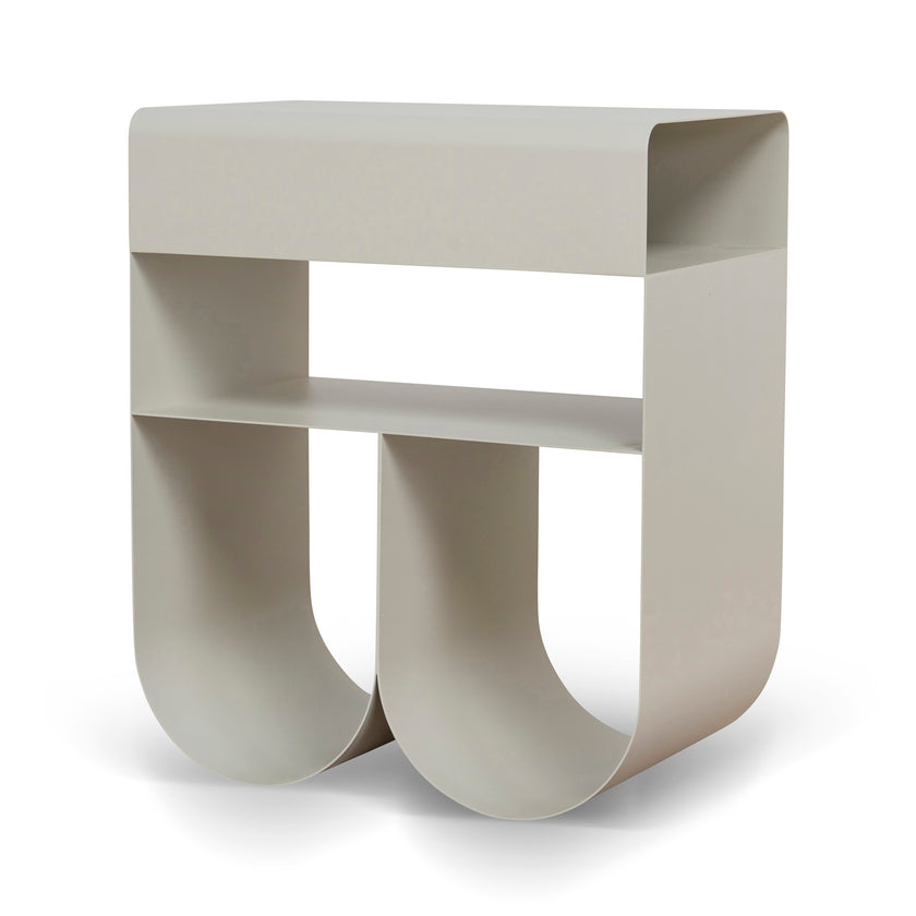 CST12709-BC 40cm Side Table - Almond Milk