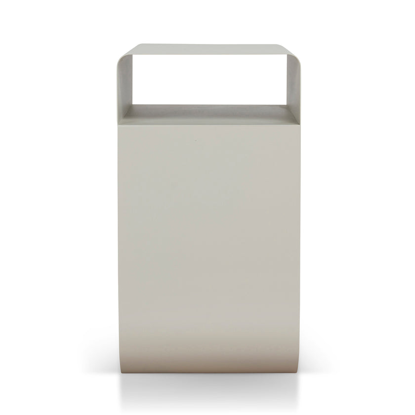 CST12709-BC 40cm Side Table - Almond Milk