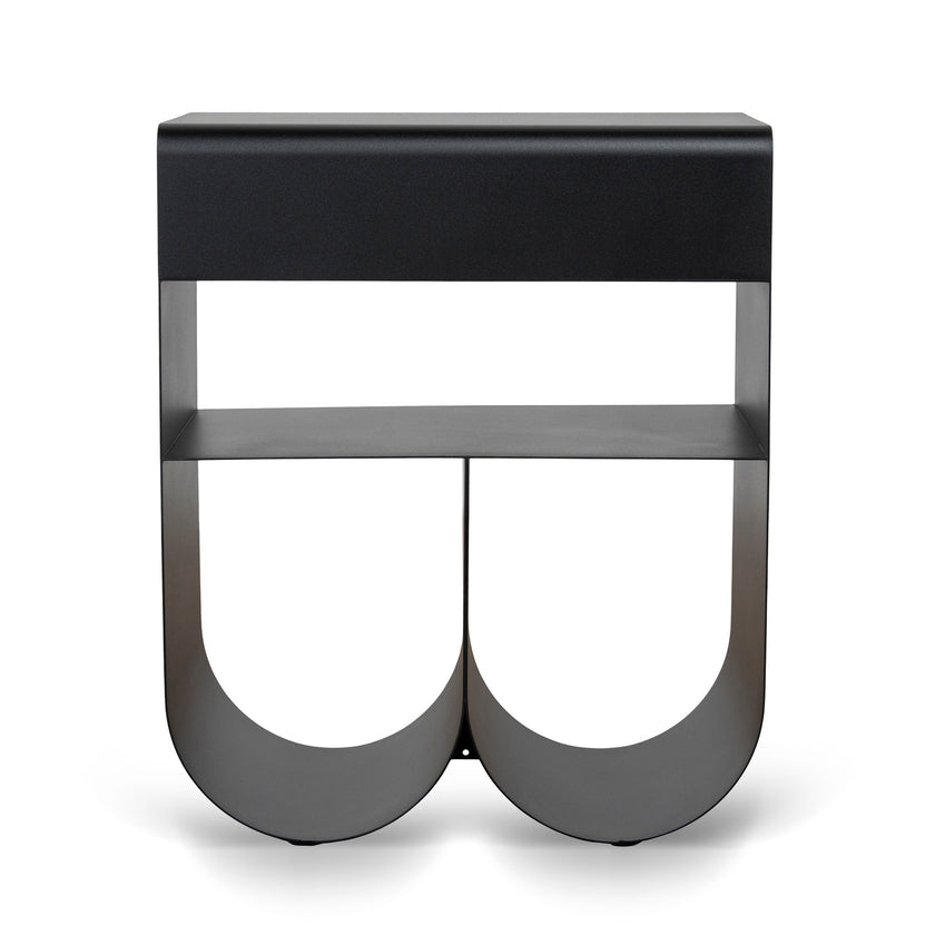 CST12711-BC 40cm Side Table - Full Black