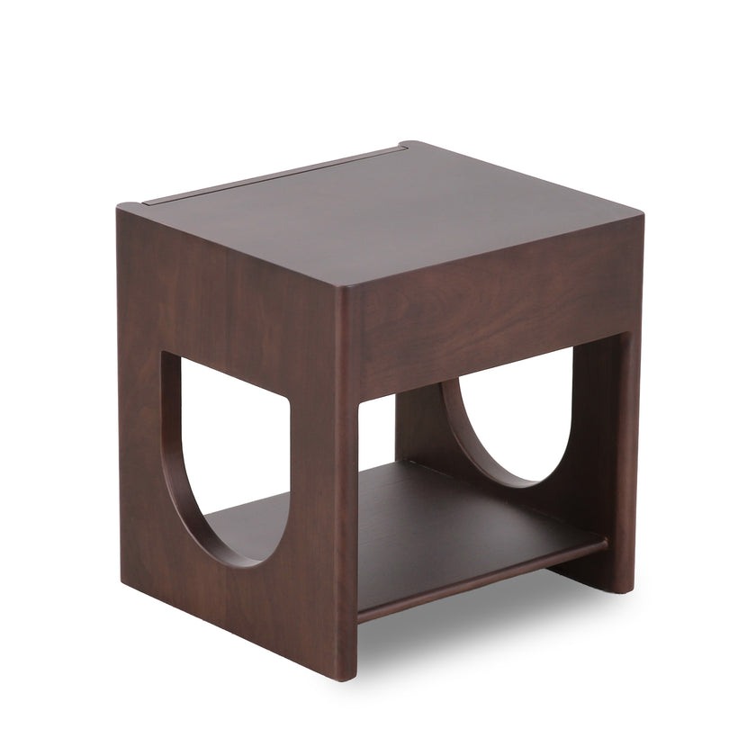 CST12958-DI 50cm Side Table - Walnut