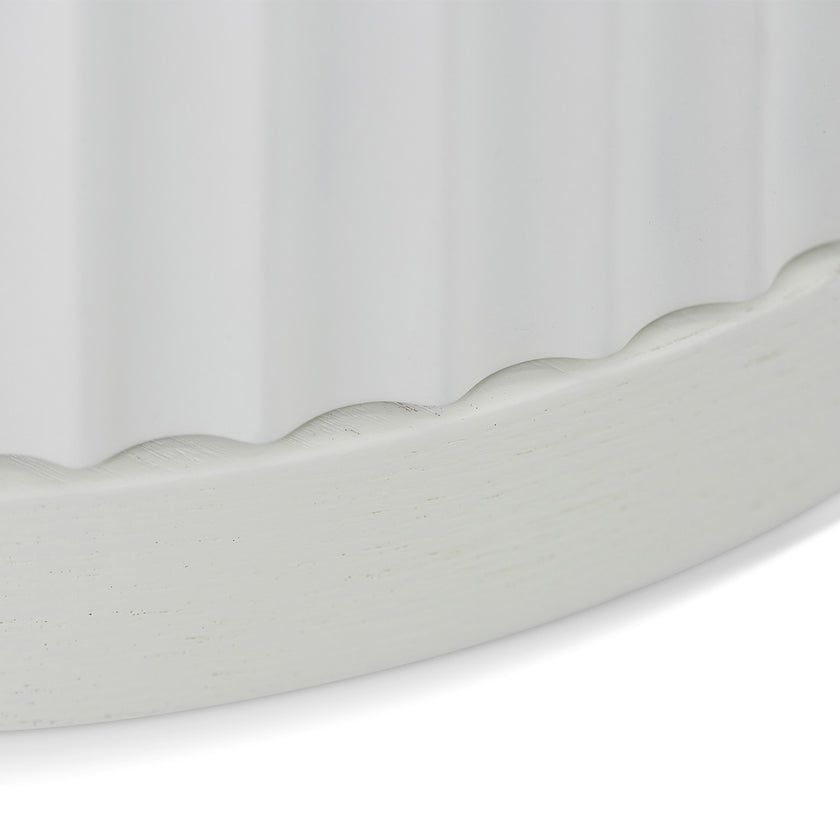 CST8344-DW Bedside Table - Full White