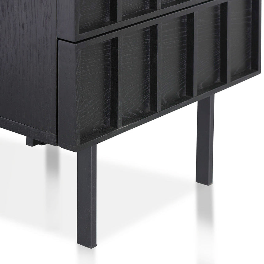 Ex Display - CST8450-KD Bedside Table - Full Black