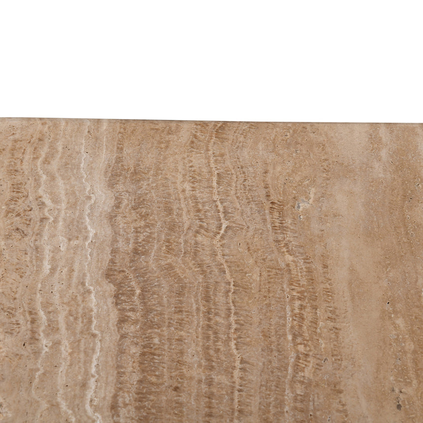 CST8712-RB 50cm Travertine Top Side Table - Natural