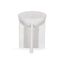 CST8725-RB 40cm Round Side Table - Cafe White