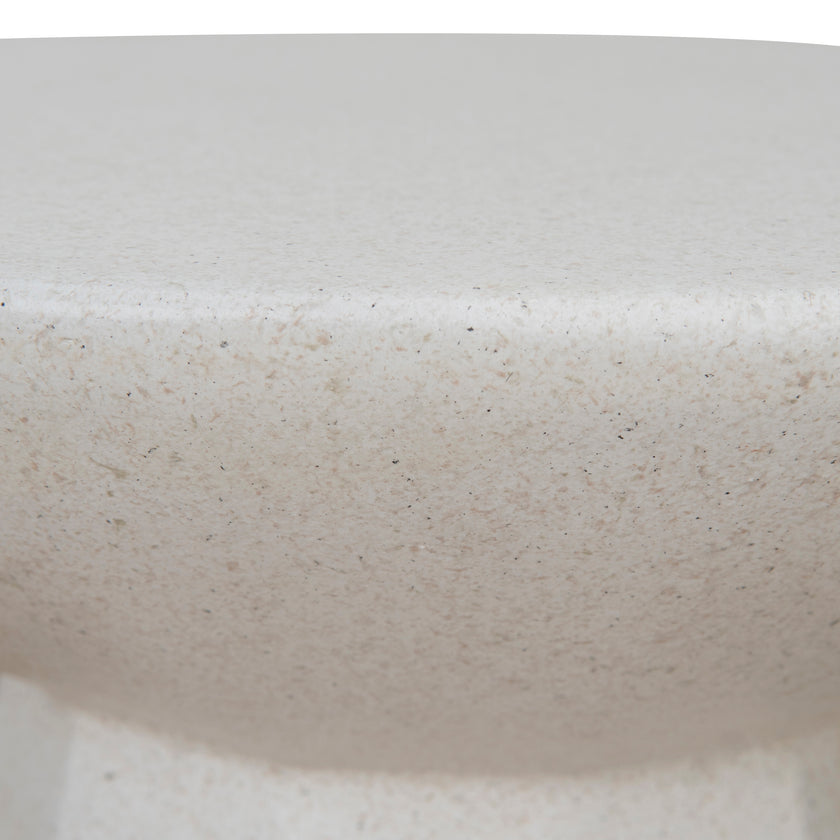 CST8803-NY 42cm Fibre Glass Side Table - White