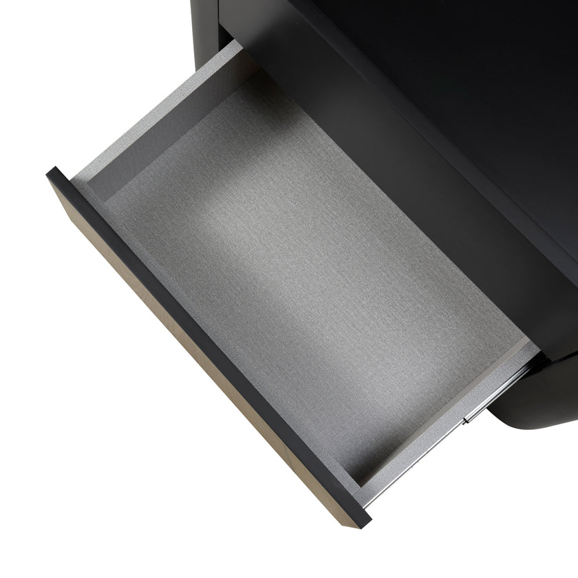 Ex Display - CST8849-IG Bedside Table - Matte Black