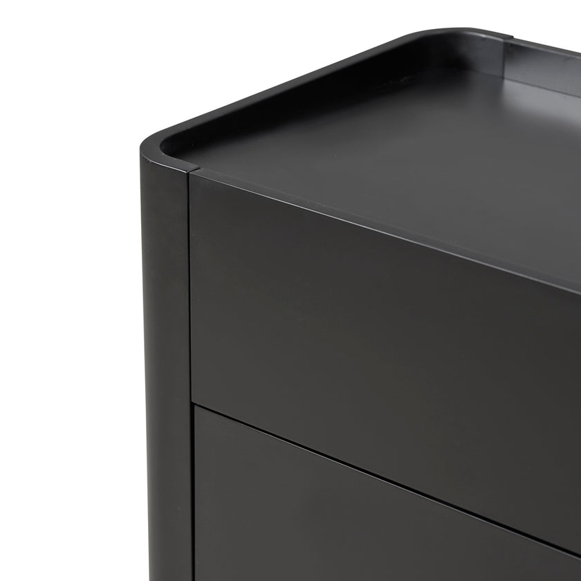 Ex Display - CST8849-IG Bedside Table - Matte Black