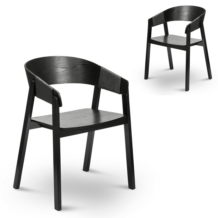 CDC2242-EI Fabric Dining Chair - Coin Grey
