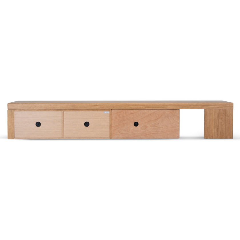 CTV10946-CN Extendable TV Entertainment Unit - Natural Oak