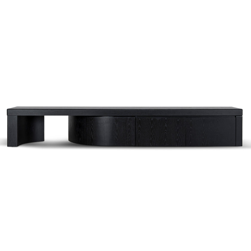CTV10948-CN Extendable TV Entertainment Unit - Black Oak