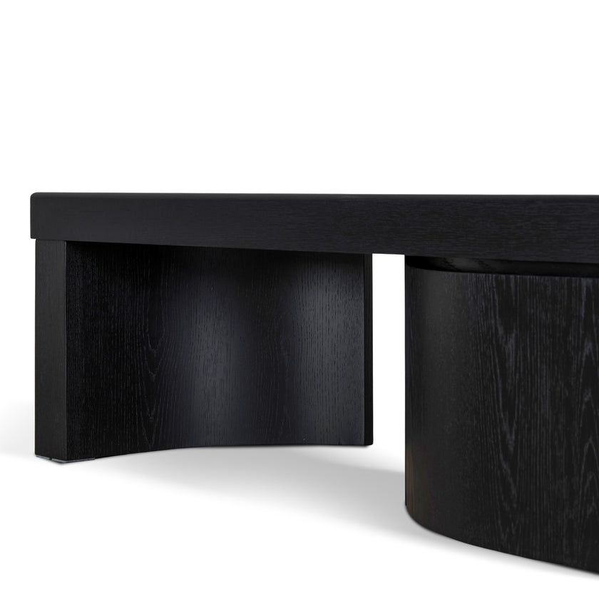 CTV10948-CN Extendable TV Entertainment Unit - Black Oak