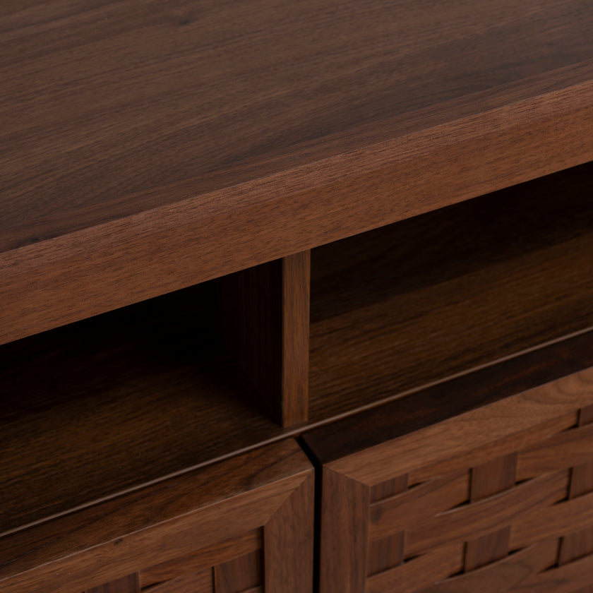 CTV10970-IG 1.8m TV Entertainment Unit - Walnut