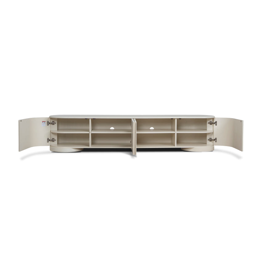 CTV12266-DW 2.2m TV Entertainment Unit - Ivory Oat