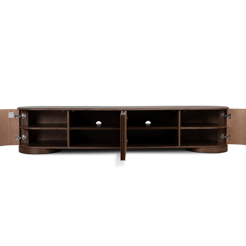 CTV12396-DW 2.2m TV Entertainment Unit - Walnut