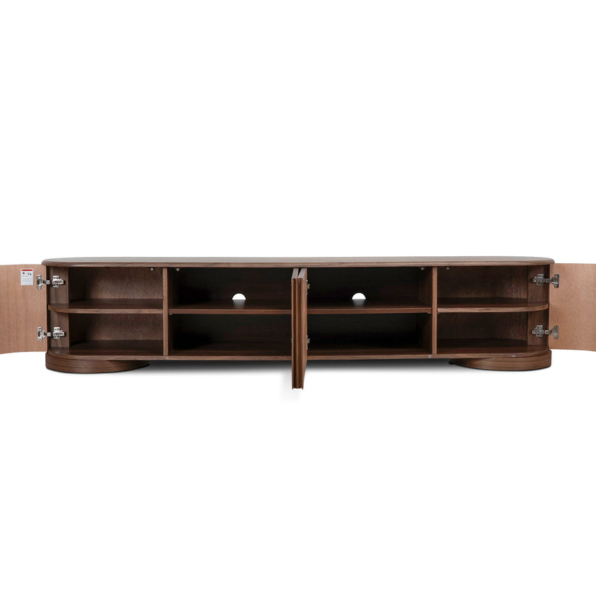 CTV12396-DW 2.2m TV Entertainment Unit - Walnut