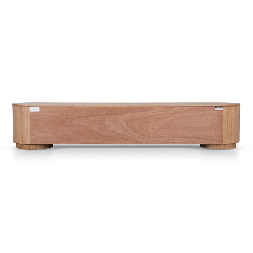 CTV12697-MA 2.4m Tassie Oak TV Entertainment Unit - Natural