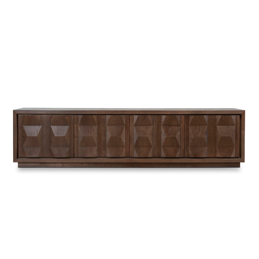 CTV12747-NI 2.2m TV Entertainment Unit - Walnut