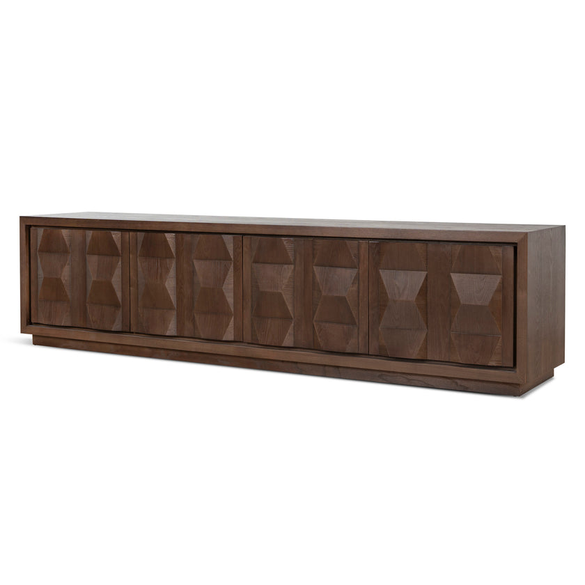CTV12747-NI 2.2m TV Entertainment Unit - Walnut