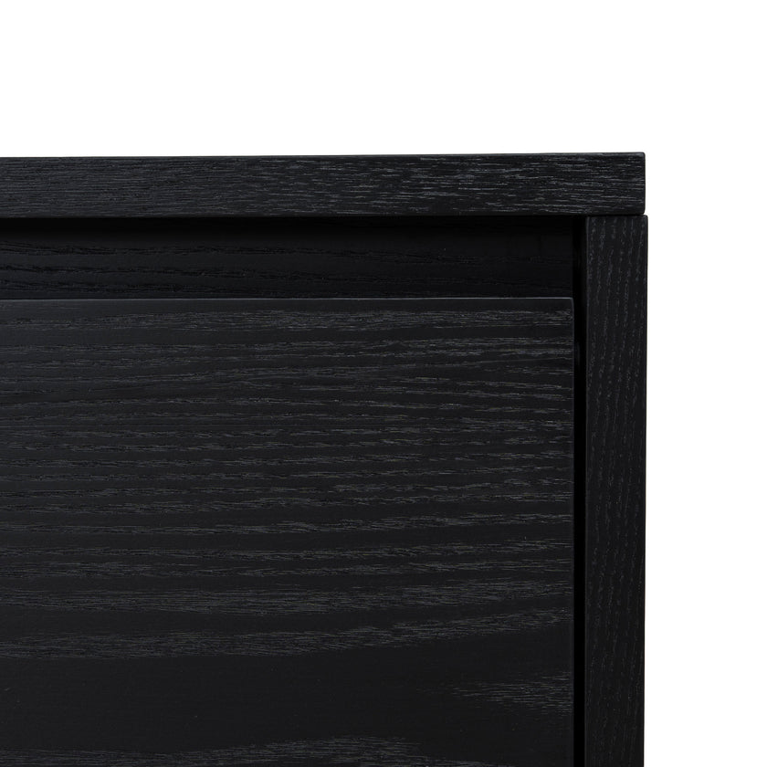 CTV6753-BB-V2 2.3m Wooden Entertainment Unit - Full Black