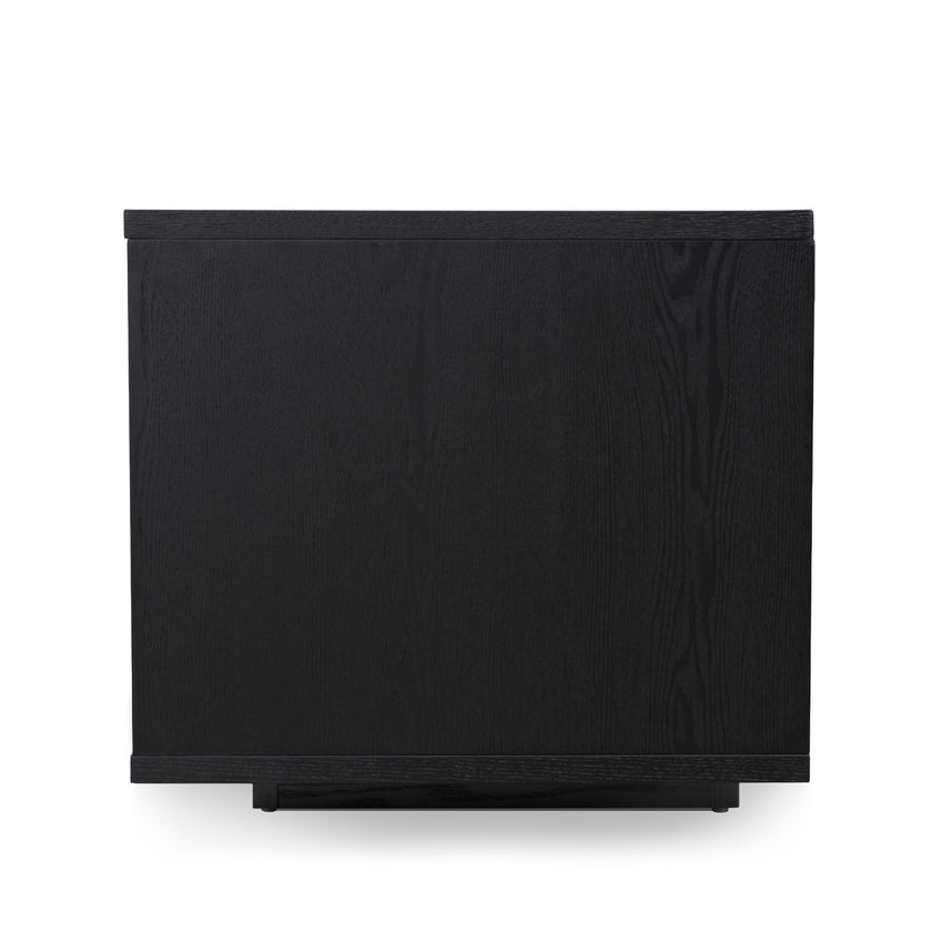 CTV6753-BB-V2 2.3m Wooden Entertainment Unit - Full Black