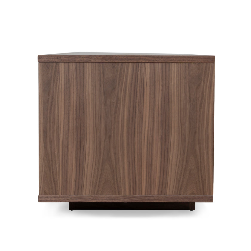 CTV8232-BB-V2 2.3m Wooden TV Entertainment Unit - Walnut