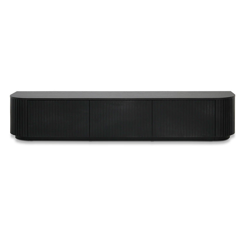 CTV8309-CN 2.4m TV Unit - Full Black Oak