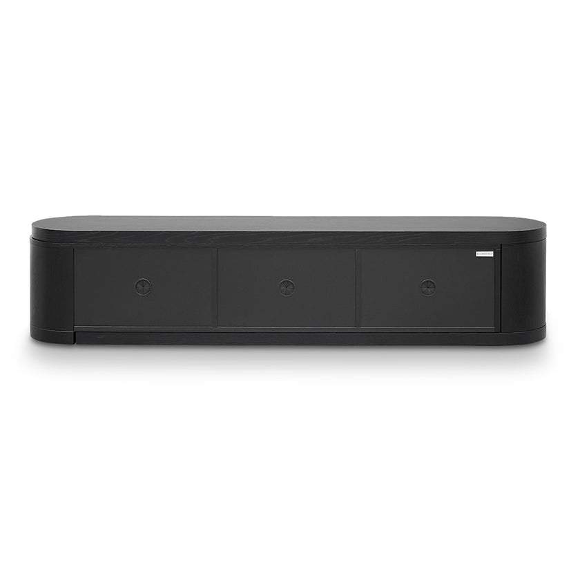 CTV8486-CN Extendable TV Entertainment Unit - Full Black Oak