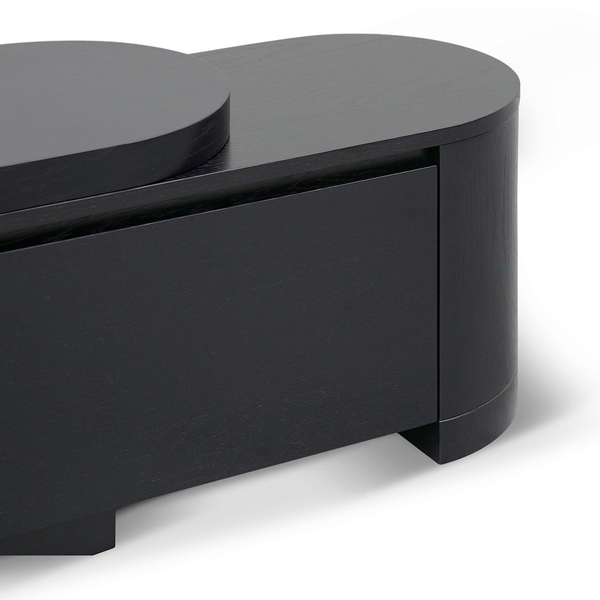 CTV8486-CN Extendable TV Entertainment Unit - Full Black Oak