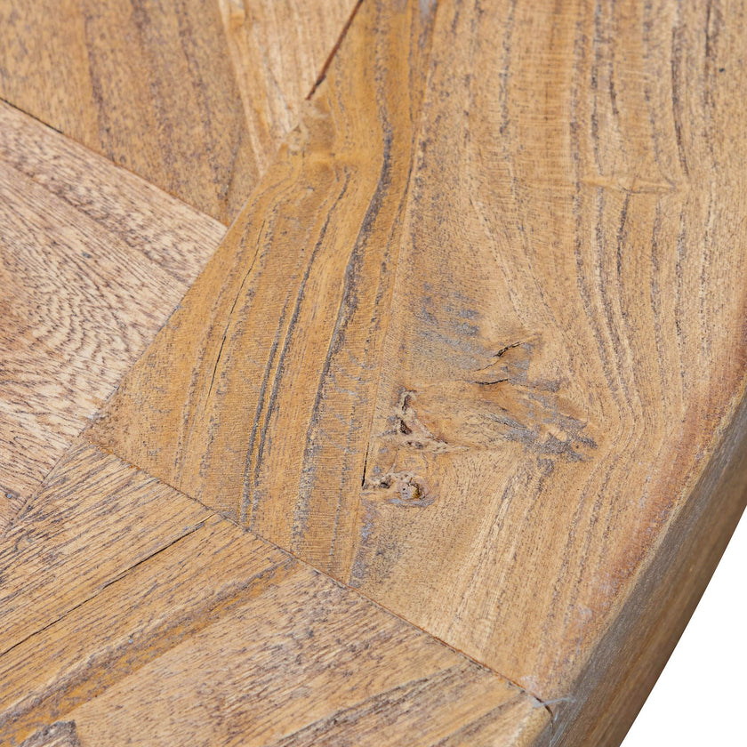 CDT6067 1.4m Natural Round Dining Table - Black Base