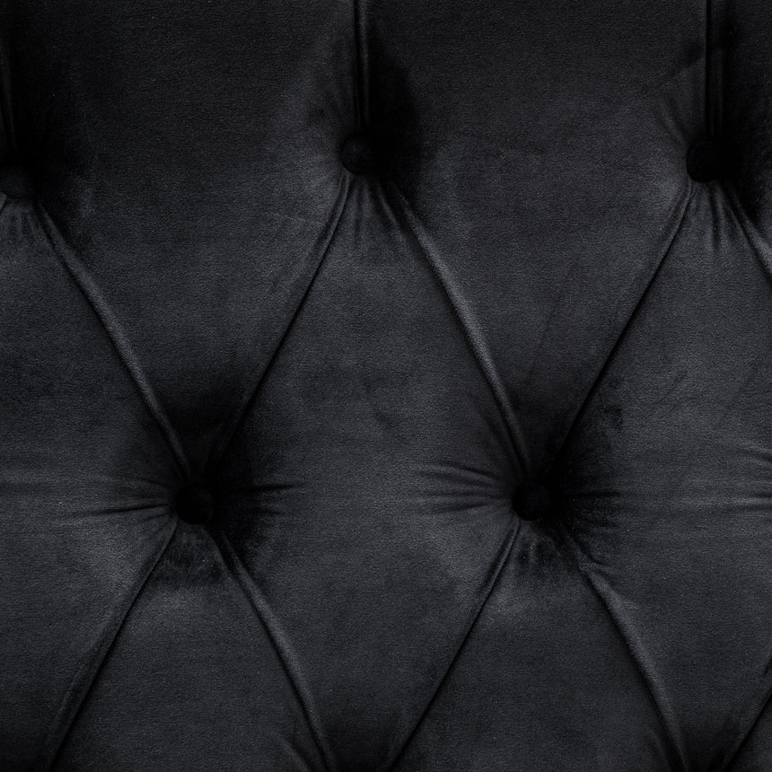 CBD8097-MI King Bed Frame - Black Velvet