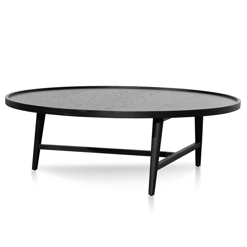 CCF6426-CN 100cm Wooden Round Coffee Table - Walnut