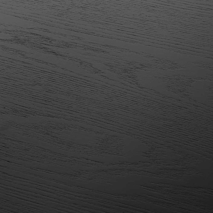 CCF6421-CN 1.1m Wooden Round Coffee Table - Black