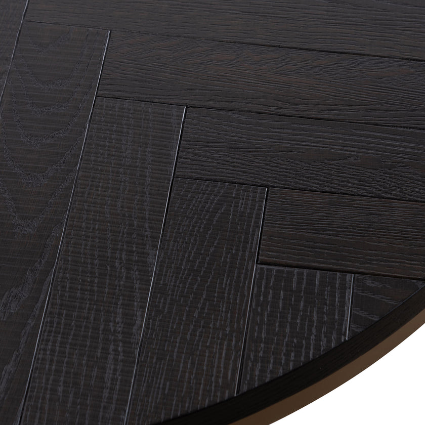 CCF6732-VN Round Coffee Table - Peppercorn and Brass